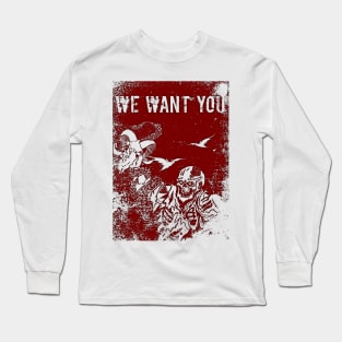 Scary skeleton Long Sleeve T-Shirt